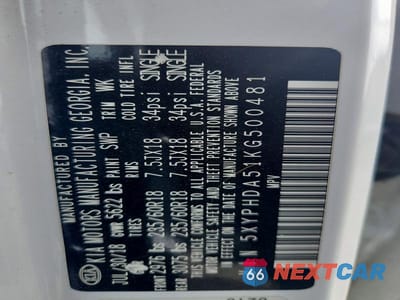 Zdjęcie 14 z 14 samochodu: 2019 KIA SORENTO EX V6 VIN:5XYPHDA51KG500481 - miniatura