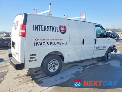 Trzecie zdjęcie samochodu z tyłu: 2025 GMC SAVANA 2500 CARGO UTILITY / SERVICE VAN VIN:1GTW7AF70S1127134 - miniatura