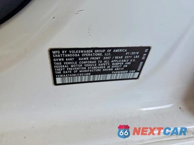 Zdjęcie 12 z 12 samochodu: 2018 VOLKSWAGEN PASSAT S VIN:1VWAA7A38JC021498 - miniatura