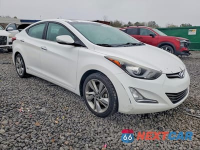 Czwarte zdjęcie samochodu z boku: 2014 HYUNDAI ELANTRA LIMITED VIN:5NPDH4AE1EH505325 - miniatura