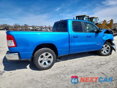 Trzecie zdjęcie samochodu z tyłu: 2021 RAM 1500 BIG HORN VIN:1C6SRFBT8MN687253 - miniatura