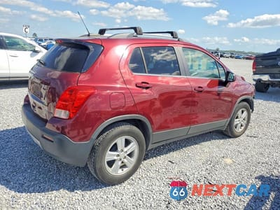 Trzecie zdjęcie samochodu z tyłu: 2016 CHEVROLET TRAX 1LT VIN:3GNCJLSB5GL216165 - miniatura