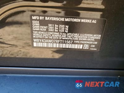 Zdjęcie 13 z 13 samochodu: 2024 BMW I4 EDRIVE 35 VIN:WBY43AW07RFT11567 - miniatura