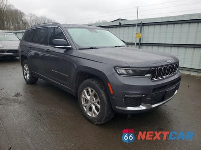 Czwarte zdjęcie samochodu z boku: 2021 JEEP GRAND CHEROKEE L LIMITED VIN:1C4RJKBG5M8173854 - miniatura