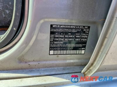 Zdjęcie 13 z 13 samochodu: 2000 MERCEDES-BENZ ML 320 VIN:4JGAB54E6YA221301 - miniatura