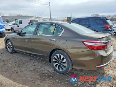 Drugie zdjęcie samochodu z przodu: 2017 HONDA ACCORD HYBRID EXL VIN:JHMCR6F51HC017584 - miniatura