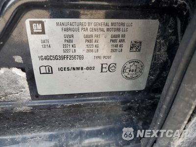 Zdjęcie 12 z 13 samochodu: 2015 BUICK LACROSSE VIN:1G4GC5G39FF256769 - miniatura