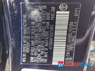 Zdjęcie 13 z 13 samochodu: 2025 TOYOTA CAMRY SE VIN:4T1DBADK1SU010962 - miniatura
