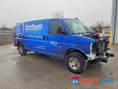 Czwarte zdjęcie samochodu z boku: 2025 CHEVROLET EXPRESS 3500 CARGO DELIVERY VAN VIN:1GCZGHF74S1101268 - miniatura