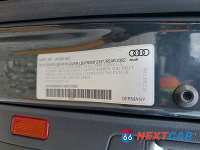Zdjęcie 13 z 13 samochodu: 2018 AUDI A4 PRESTIGE VIN:WAUMMAF41JN010902 - miniatura