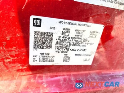 Zdjęcie 12 z 12 samochodu: 2024 CHEVROLET SILVERADO K3500 LT VIN:1GC4YTEYXRF272740 - miniatura