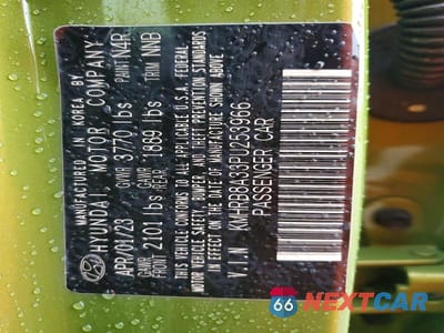 Zdjęcie 14 z 14 samochodu: 2023 HYUNDAI VENUE SE VIN:KMHRB8A33PU253966 - miniatura