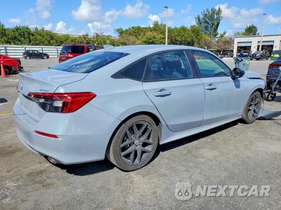 Trzecie zdjęcie samochodu z tyłu: 2024 HONDA CIVIC SPORT VIN:2HGFE2F55RH558365 - miniatura
