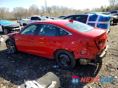 Drugie zdjęcie samochodu z przodu: 2022 HONDA CIVIC TOURING VIN:2HGFE1F95NH317302 - miniatura