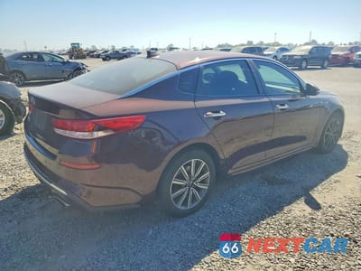 Trzecie zdjęcie samochodu z tyłu: 2019 KIA OPTIMA LX VIN:5XXGT4L38KG361819 - miniatura