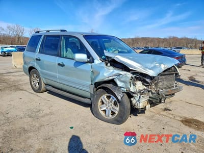 Czwarte zdjęcie samochodu z boku: 2003 HONDA PILOT EX VIN:2HKYF184X3H577107 - miniatura