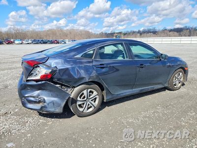 Trzecie zdjęcie samochodu z tyłu: 2017 HONDA CIVIC LX VIN:19XFC2F62HE047865 - miniatura