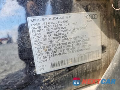 Zdjęcie 13 z 13 samochodu: 2017 AUDI Q7 PREMIUM PLUS VIN:WA1LAAF76HD033264 - miniatura