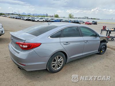 Trzecie zdjęcie samochodu z tyłu: 2017 HYUNDAI SONATA SE VIN:5NPE24AF5HH538637 - miniatura