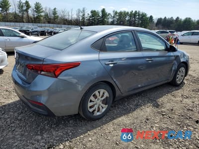 Trzecie zdjęcie samochodu z tyłu: 2019 HYUNDAI ACCENT SE VIN:3KPC24A38KE055829 - miniatura