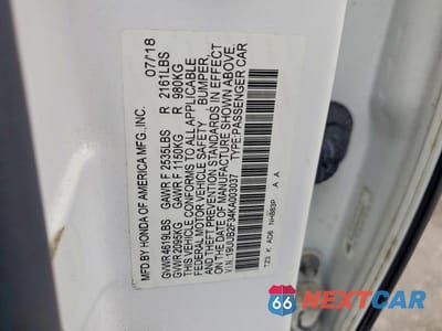 Zdjęcie 13 z 13 samochodu: 2019 ACURA TLX VIN:19UUB2F34KA003037 - miniatura