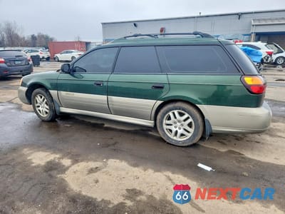 Drugie zdjęcie samochodu z przodu: 2000 SUBARU LEGACY OUTBACK VIN:4S3BH6657Y7610357 - miniatura