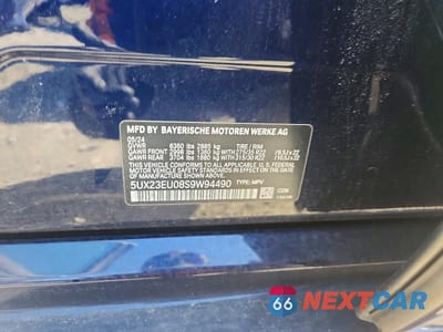 Zdjęcie 13 z 13 samochodu: 2025 BMW X5 XDRIVE40I VIN:5UX23EU08S9W94490 - miniatura