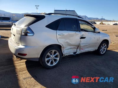 Trzecie zdjęcie samochodu z tyłu: 2008 LEXUS RX 350 BASE VIN:2T2GK31U88C051318 - miniatura