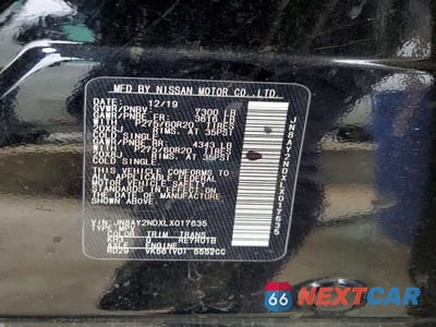 Zdjęcie 12 z 12 samochodu: 2020 NISSAN ARMADA SL VIN:JN8AY2NDXLX017635 - miniatura