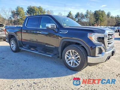 Czwarte zdjęcie samochodu z boku: 2021 GMC SIERRA K1500 SLT VIN:3GTU9DED5MG357329 - miniatura