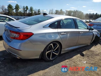 Trzecie zdjęcie samochodu z tyłu: 2022 HONDA ACCORD SPORT SE VIN:1HGCV1F49NA079508 - miniatura