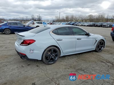 Trzecie zdjęcie samochodu z tyłu: 2019 GENESIS G70 2.0T ADVANCED VIN:KMTG44LA4KU017007 - miniatura