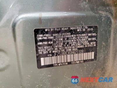 Zdjęcie 14 z 14 samochodu: 2016 SUBARU FORESTER 2.5I VIN:JF2SJABCXGH421109 - miniatura