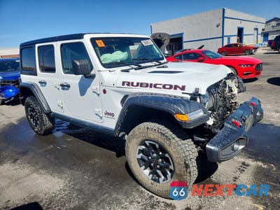Czwarte zdjęcie samochodu z boku: 2025 JEEP WRANGLER RUBICON VIN:1C4PJXFN2SW527397 - miniatura