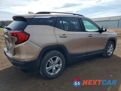 Trzecie zdjęcie samochodu z tyłu: 2018 GMC TERRAIN SLE VIN:3GKALMEV3JL276706 - miniatura