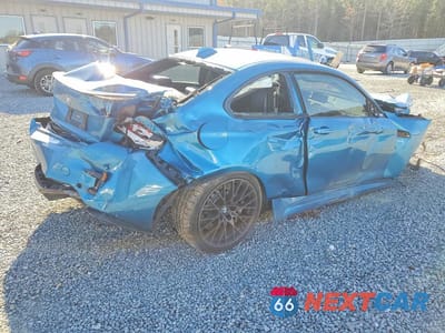 Trzecie zdjęcie samochodu z tyłu: 2020 BMW M2 COMPETITION VIN:WBS2U7C02L7E59734 - miniatura