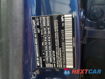 Zdjęcie 13 z 13 samochodu: 2021 MERCEDES-BENZ GLB 250 VIN:W1N4M4GB8MW140698 - miniatura