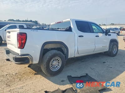 Trzecie zdjęcie samochodu z tyłu: 2021 GMC SIERRA K1500 VIN:3GTP9AEKXMG245703 - miniatura