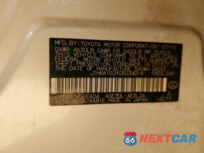 Zdjęcie 12 z 12 samochodu: 2016 LEXUS IS 200T BASE VIN:JTHBA1D2XG5034014 - miniatura