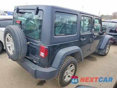 Trzecie zdjęcie samochodu z tyłu: 2018 JEEP WRANGLER UNLIMITED SPORT VIN:1C4BJWKG5JL892894 - miniatura
