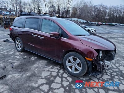Czwarte zdjęcie samochodu z boku: 2020 HONDA ODYSSEY EX VIN:5FNRL6H59LB054937 - miniatura