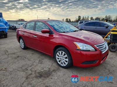 Czwarte zdjęcie samochodu z boku: 2013 NISSAN SENTRA S VIN:3N1AB7AP5DL639425 - miniatura