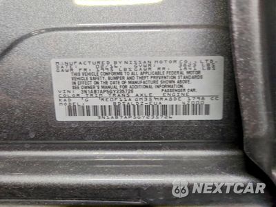Zdjęcie 13 z 13 samochodu: 2016 NISSAN SENTRA SV VIN:3N1AB7AP5GY235726 - miniatura