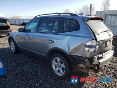 Drugie zdjęcie samochodu z przodu: 2007 BMW X3 3.0SI VIN:WBXPC93497WF02155 - miniatura