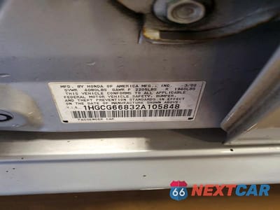 Zdjęcie 12 z 12 samochodu: 2002 HONDA ACCORD EX VIN:1HGCG66832A105848 - miniatura