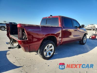 Trzecie zdjęcie samochodu z tyłu: 2022 RAM 1500 BIG HORN VIN:1C6RREFT5NN309296 - miniatura