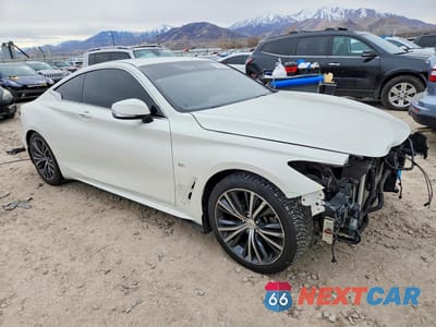 Czwarte zdjęcie samochodu z boku: 2018 INFINITI Q60 3.0T LUXE VIN:JN1EV7EL7JM391258 - miniatura