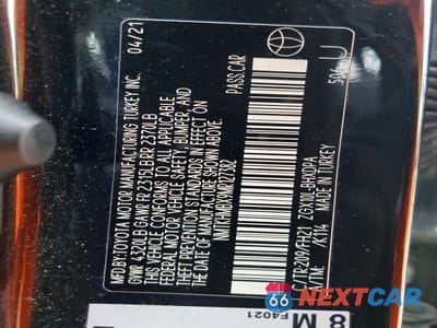 Zdjęcie 14 z 14 samochodu: 2021 TOYOTA C-HR LE VIN:NMTKHMBX9MR127382 - miniatura