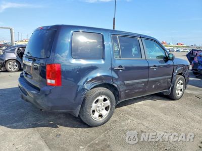 Trzecie zdjęcie samochodu z tyłu: 2012 HONDA PILOT LX VIN:5FNYF3H2XCB036423 - miniatura