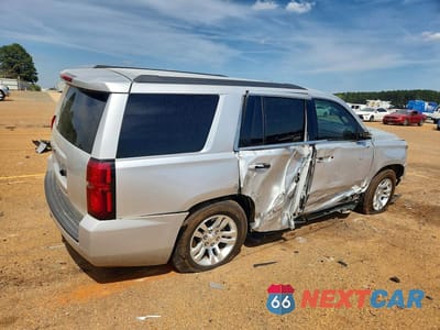 Trzecie zdjęcie samochodu z tyłu: 2019 CHEVROLET TAHOE C1500 LS VIN:1GNSCAKC2KR254330 - miniatura